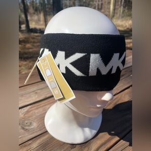 MICHAEL Michael Kors Women's Inverse MK Logo Reversible Headband New NWT